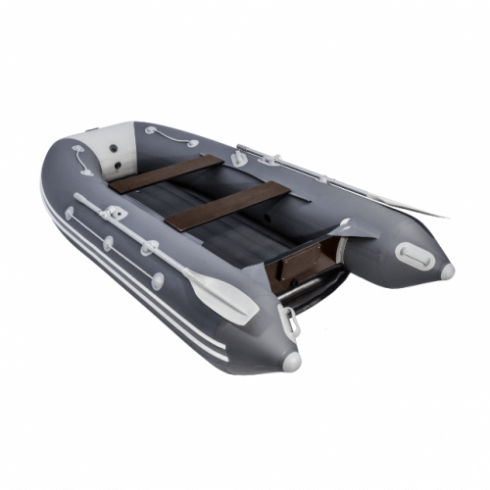 Надувная лодка Таймень NX 3400 НДНД PRO светло-серый/графит