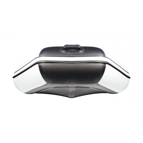 Надувная лодка Аква 2800 Слань-книжка киль светло-серый/черный