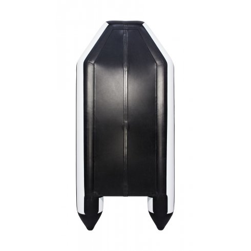 Надувная лодка Аква 2800 Слань-книжка киль светло-серый/черный