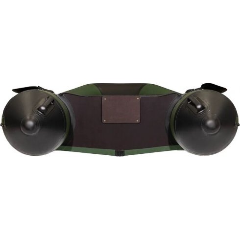 Надувная лодка АКВА 2900 Слань-книжка зелено/черный