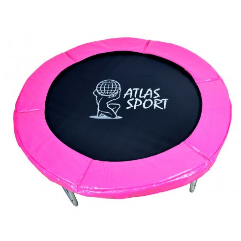 Батут Atlas Sport 140 см (4.5ft) на эластичных ремнях Pink
