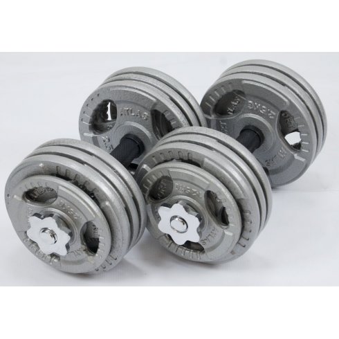 Набор гантелей металлических Hammertone Atlas Sport 2x24 кг