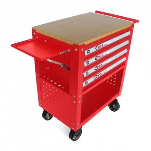 Тележка инструментальная ForceKraft FK-1141374R (красная)
