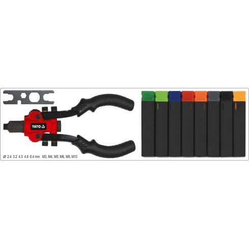 Заклепочник двуручный Yato YT-36091 3 в 1