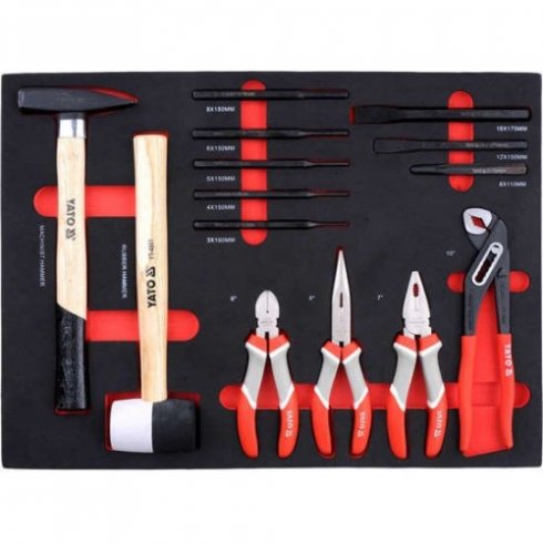 Тележка инструментальная с инструментом Yato YT-55290 (211 пр.)