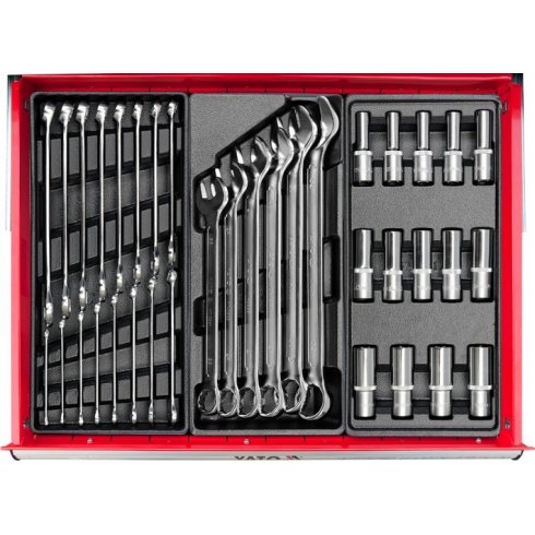 Тележка инструментальная с инструментом Yato YT-5530 (177 пр.)