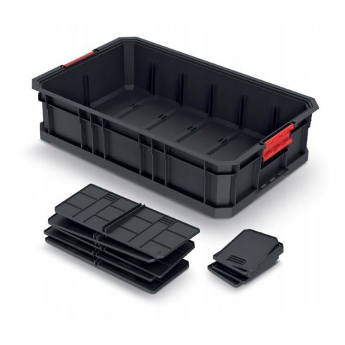 Ящик для инструментов Prosperplast Kistenberg Box 100 Flex Modular Solution KMS553510S (черный)