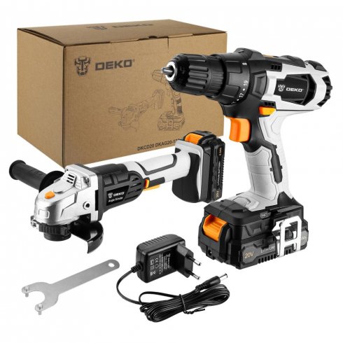 Набор инструментов Deko DKCD20 SET 2 063-4204