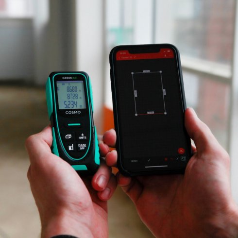 Дальномер лазерный с функцией уклономера ADA Cosmo 60 GREEN
