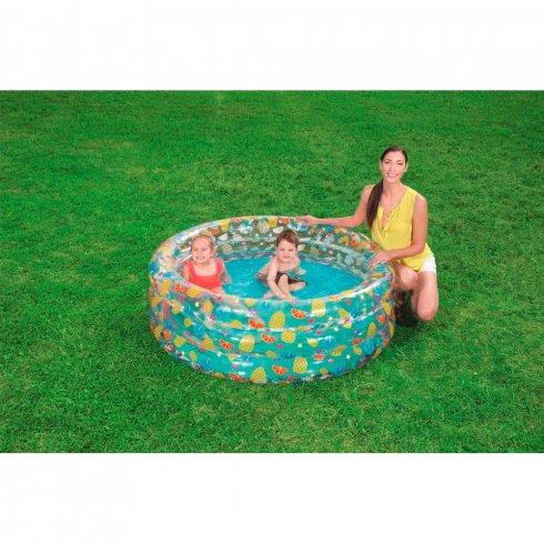 Детский надувной бассейн Тропические фрукты Bestway 51045