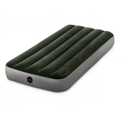 Надувной матрас Intex Downy Airbed 64760 (встроенный ножной насос)