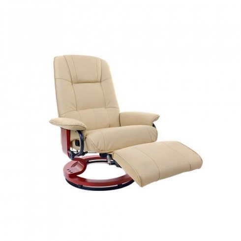 Массажное кресло Calviano с подъемным пуфом и подогревом 2160