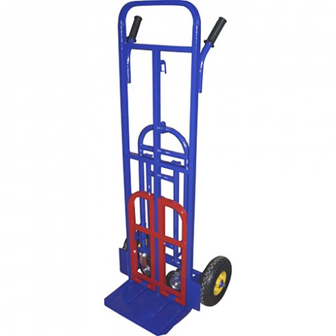 Тележка грузовая ТГУ 200 (колёса d250 + d125 болтовое) пневмо резина