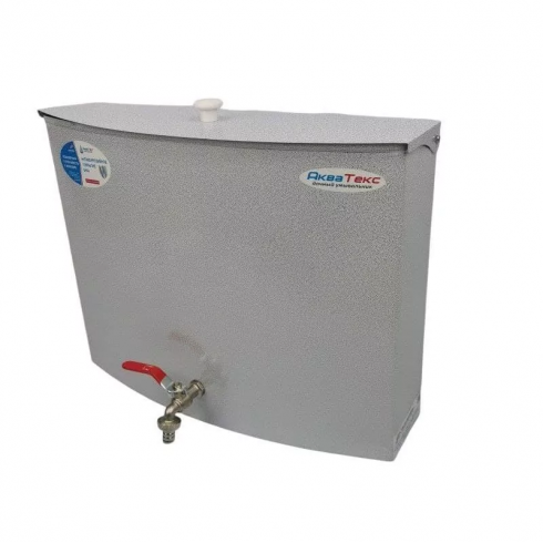 Бак настенный антикорозийный "Акватекс" с ЭВН 20 л (белое золото)