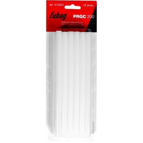 Клеевые стержни белые Fubag PRGC 200 (12 шт.)