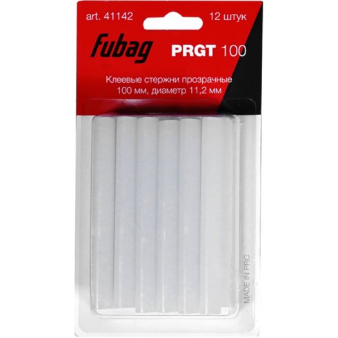 Клеевые стержни прозрачные Fubag PRGT 100 (12 шт.)