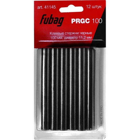 Клеевые стержни чёрные Fubag PRGC 100 (12 шт.)