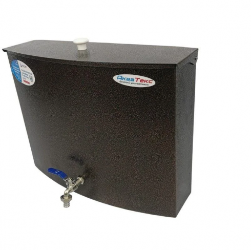 Бак настенный антикорозийный "Акватекс" с ЭВН 20 л (бронза)