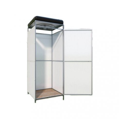 Душ дачный без тамбура с баком на 110 л без подогрева (РБ)