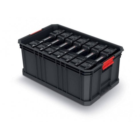 Набор ящиков для инструментов Prosperplast Kistenberg Modular Solution KMS553520R7 (7 шт., черный)