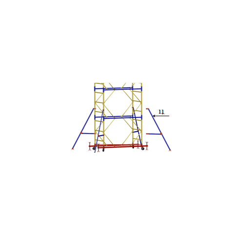 Вышка-тура ВСР-2 (0,7х2,0 м) 1+1