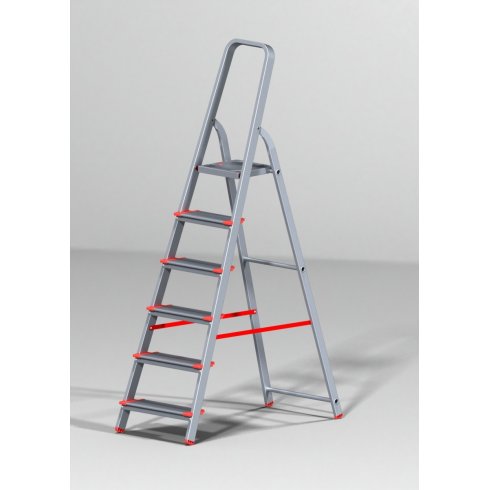 Стремянка Новая высота алюминиевая 6 ступеней (1110106)