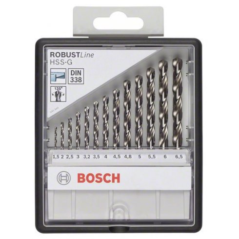 Набор свёрл Bosch Robust Line HSS-G DIN 338 (2.607.010.538)