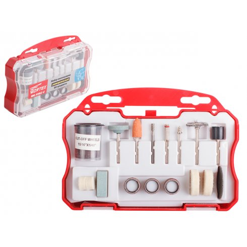 Набор аксессуаров Wortex для гравера 52 предмета в боксе (универсальный) (MGK052U11811)