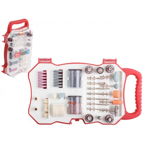 Набор аксессуаров Wortex для гравера 82 предмета в боксе (универсальный) (MGK082U11911)