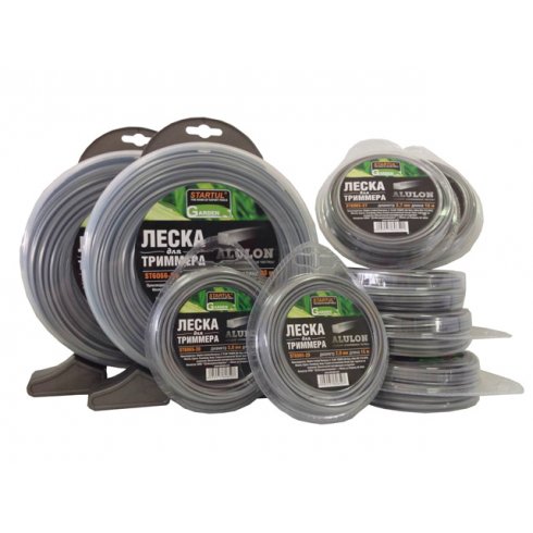 Леска Startul Garden Alulon ф2,4 мм х80м квадрат (ST6066-24)