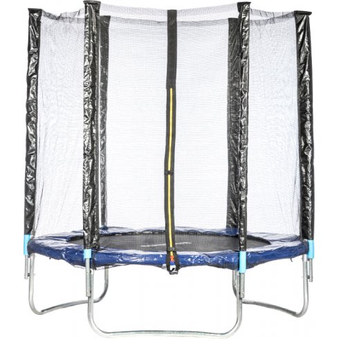 Батут Sundays Favorite 14FT (синий, с сеткой, с лестницей)