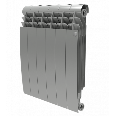 Радиатор биметаллический Royal Thermo BiLiner 500 Silver Satin (12 секций)
