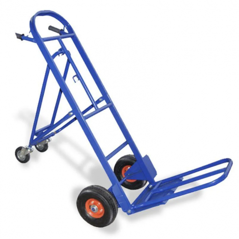 Тележка грузовая универсальная Rusklad ТГУ 300 колёса (d250 литые + d125 болтовые)