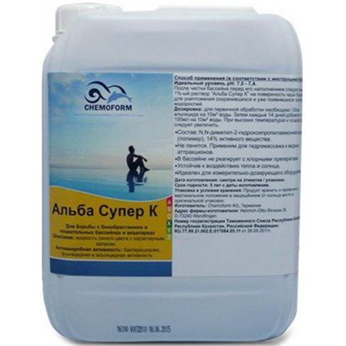 Средство для борьбы с водорослями Chemoform Альба супер К (5кг)