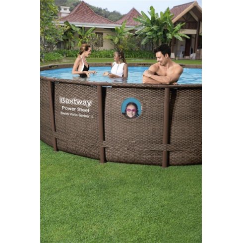 Каркасный бассейн Bestway Power Steel Swim Vista 56725