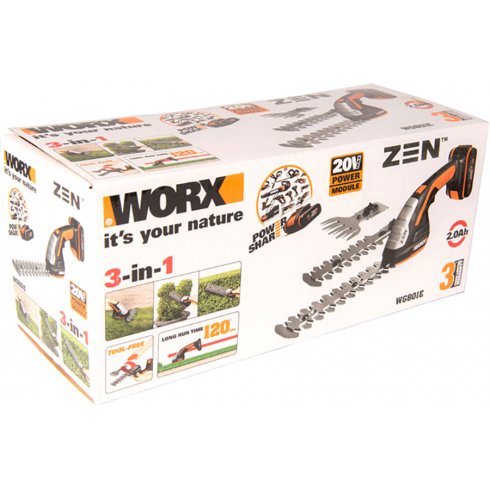 Ножницы для стрижки травы и кустарников Worx WG801E.9