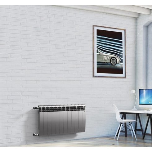 Радиатор биметаллический Royal Thermo BiLiner 500 Silver Satin (12 секций)