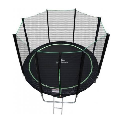 Батут MiSoon 12ft-PRO external net and ladder (366 см) (внешняя сетка)