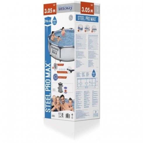 Каркасный бассейн Bestway Steel Pro Max 56408 (305х76)