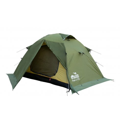 Палатка экспедиционная Tramp Peak 2 Green (V2)