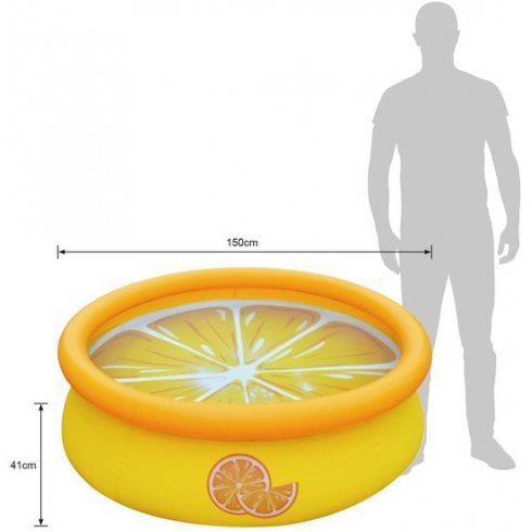 Надувной бассейн Avenli Апельсин (17789)