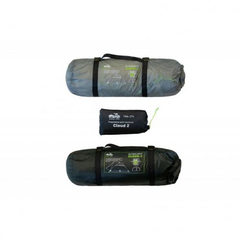 Палатка экспедиционная сверхлегкая Tramp Cloud 2 Si Green (V2)