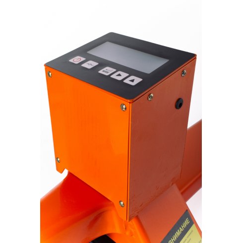 Тележка гидравлическая TOR CBY-CW2 (модель N) 2000 кг 1150 мм с весами (полиуретановые колеса)