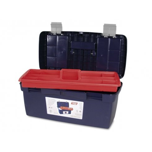 Ящик для инструментов с лотком и металлическими замками Tayg (117008)