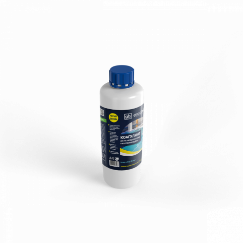 Коагулянт для бассейна GoodHim для очистки воды в бассейнах и искуственных водоемах (1л)