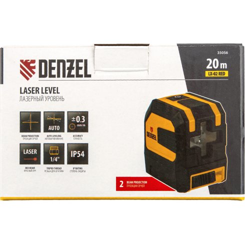 Уровень лазерный Denzel LX 02 Red