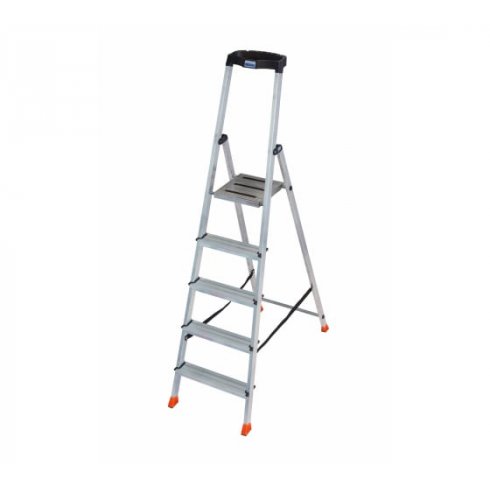 Стремянка TOR Krause Safety 5 ступеней с большой полкой (1020791)