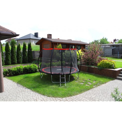 Батут V2 Trampoline Redline 312см - 10ft (с внешней сеткой и лестницей)