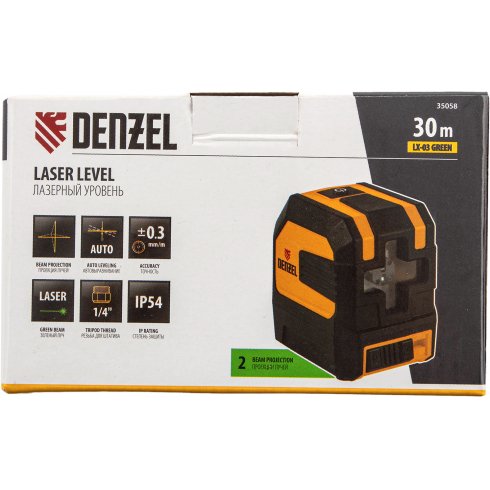 Уровень лазерный Denzel LX 03 Green