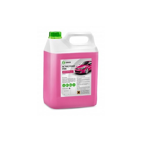 Автошампунь Grass Active Foam Pink 113121 (6 кг)